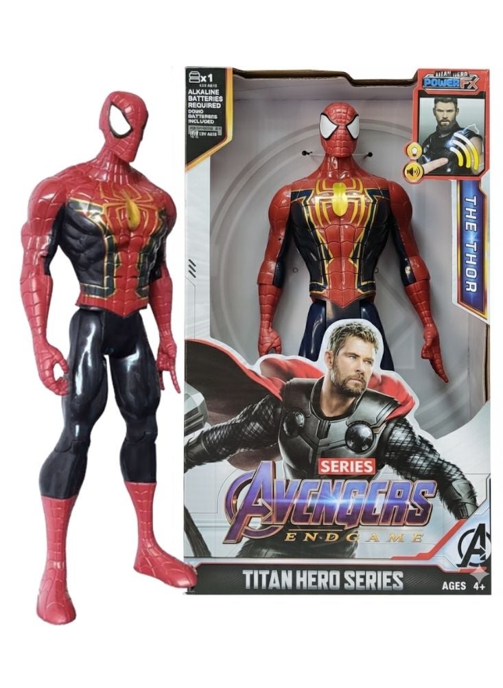 بريميم مجسم سبايدرمان من سلسلة أبطال تيتان من فيلم Avengers Endgame – لعبة كبيرة الحجم قابلة للتجميع بتصميم مؤثرات خاصة - Image 1